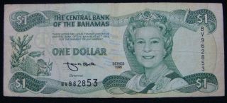 Bahamas 1 Dollar 1996,  Pick 57 photo