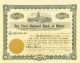 Vintage Stock Certificate - The First National Bank Of Bisbee Territory Of Arizona Stocks & Bonds, Scripophily photo 5