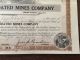 1923 Peer Consolidated Mines Company [gold] - Ely Nevada - 3 For 25,  000 Shares Stocks & Bonds, Scripophily photo 6
