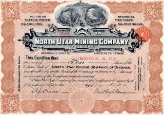 1907 North Utah Mining Company photo