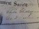 Rare Washington National Monument Society Certificate Undated 1840s Stocks & Bonds, Scripophily photo 4