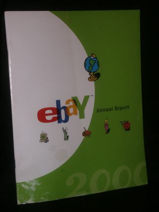 2000 Ebay.  Com Common Stock Annual Report 6th Year Meg Whitman Full Of Info. photo
