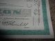 1958 Studebaker Packard Corp Automobile Car Stock Certificate 100 Share Green Transportation photo 3