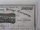 The Baring Cross Bridge Co Stock Cert.  1907 Railroad Train Paddlewheel Steamers Stocks & Bonds, Scripophily photo 3