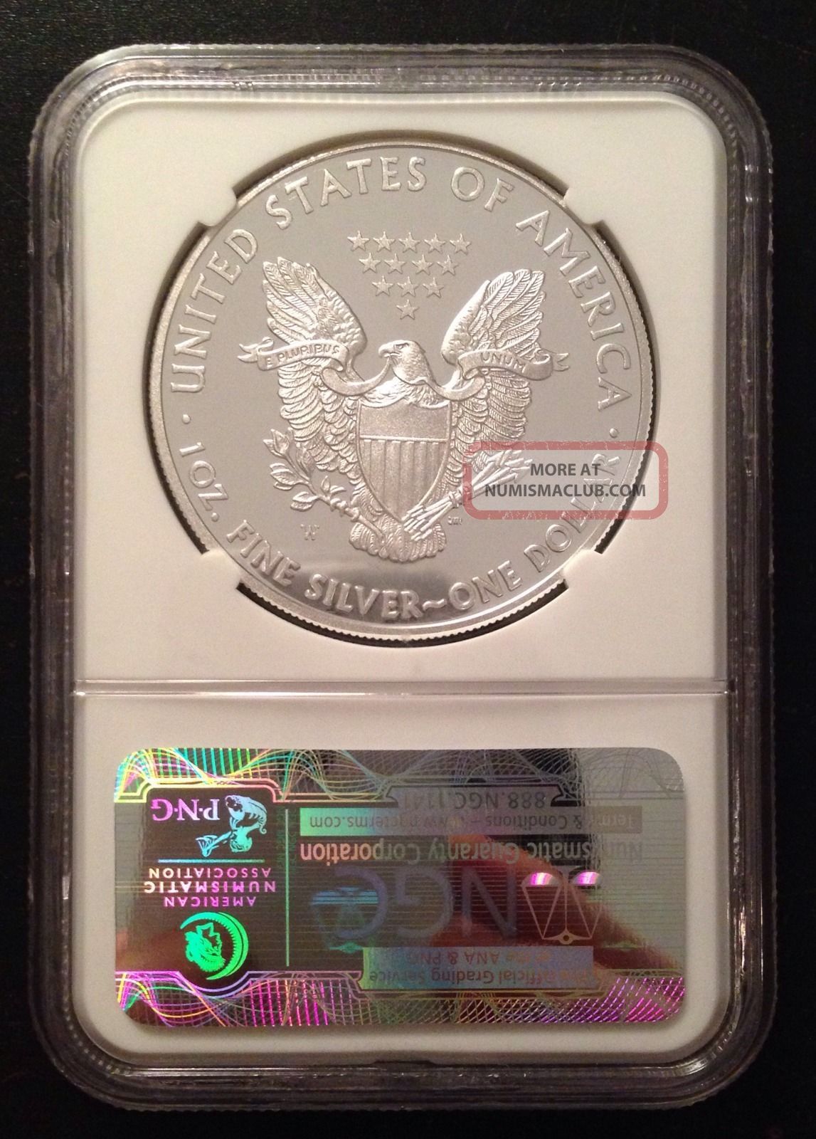 thumbnail image 2 of 2024 S 1oz Silver Eagle Proof – NGC PF69 Ultra Cameo, Brown Label, U.S. Mint 2 of 6