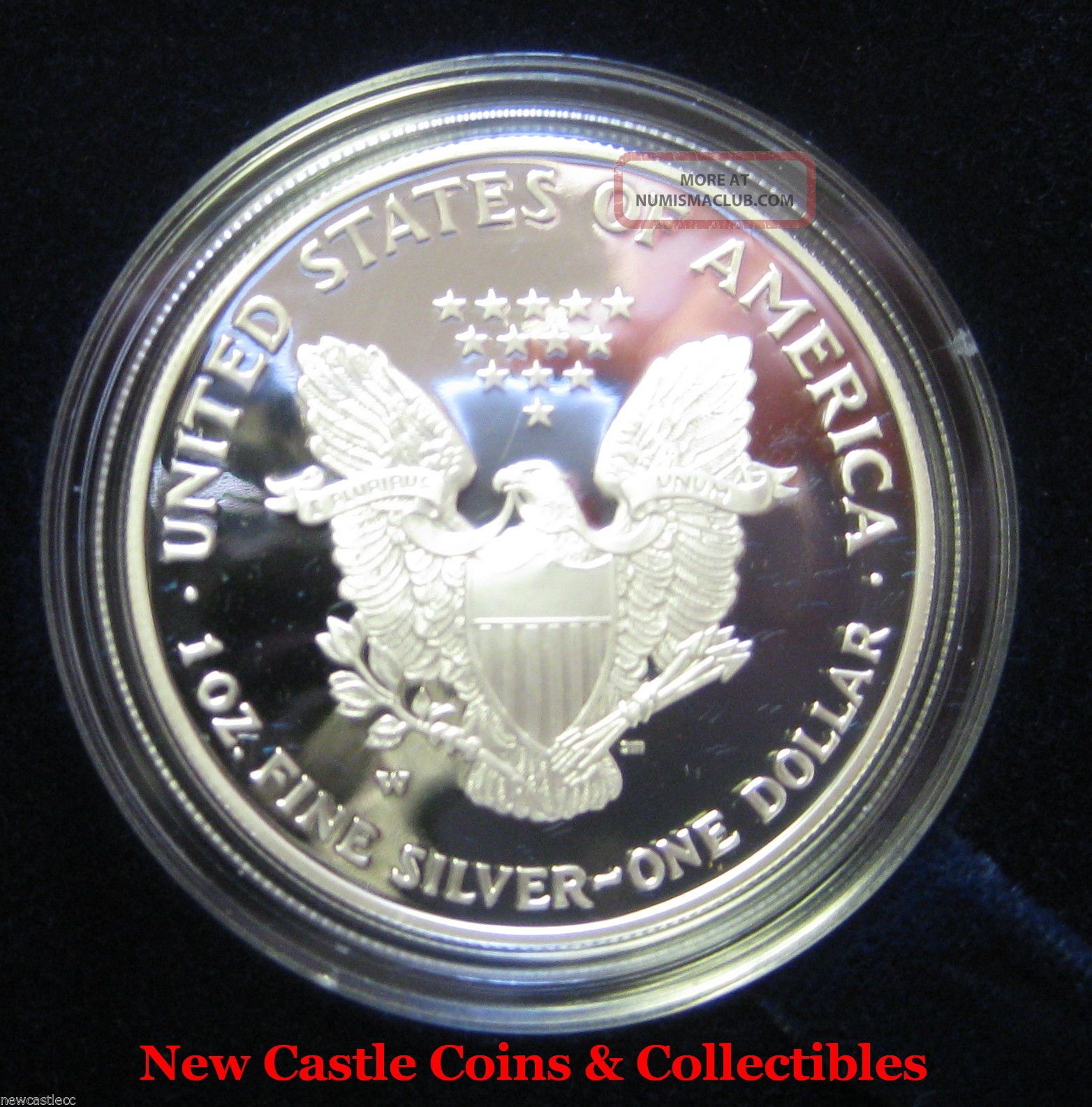 2003 - W $1 Silver Eagle Proof. With. 1oz. 999 Silver.