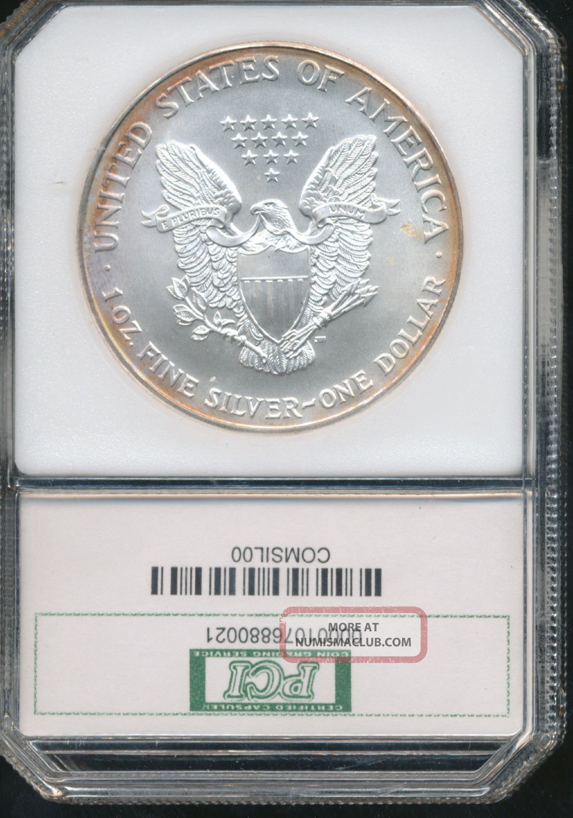 2000 American Silver Eagle 9496