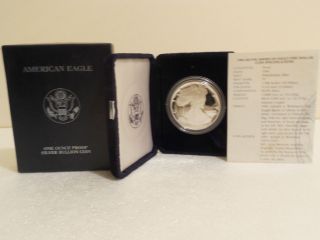 1994 Proof American Eagle Silver Dollar With photo