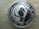 1991 1 Oz Silver Australian Kookaburra.  999.  Coin.  5$ Denomination.  Bid Today Silver photo 1