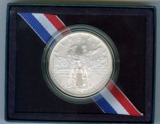 2004 - P U.  S.  Lewis And Clark Bicentennial Commemorative Silver Dollar,  A Bu photo
