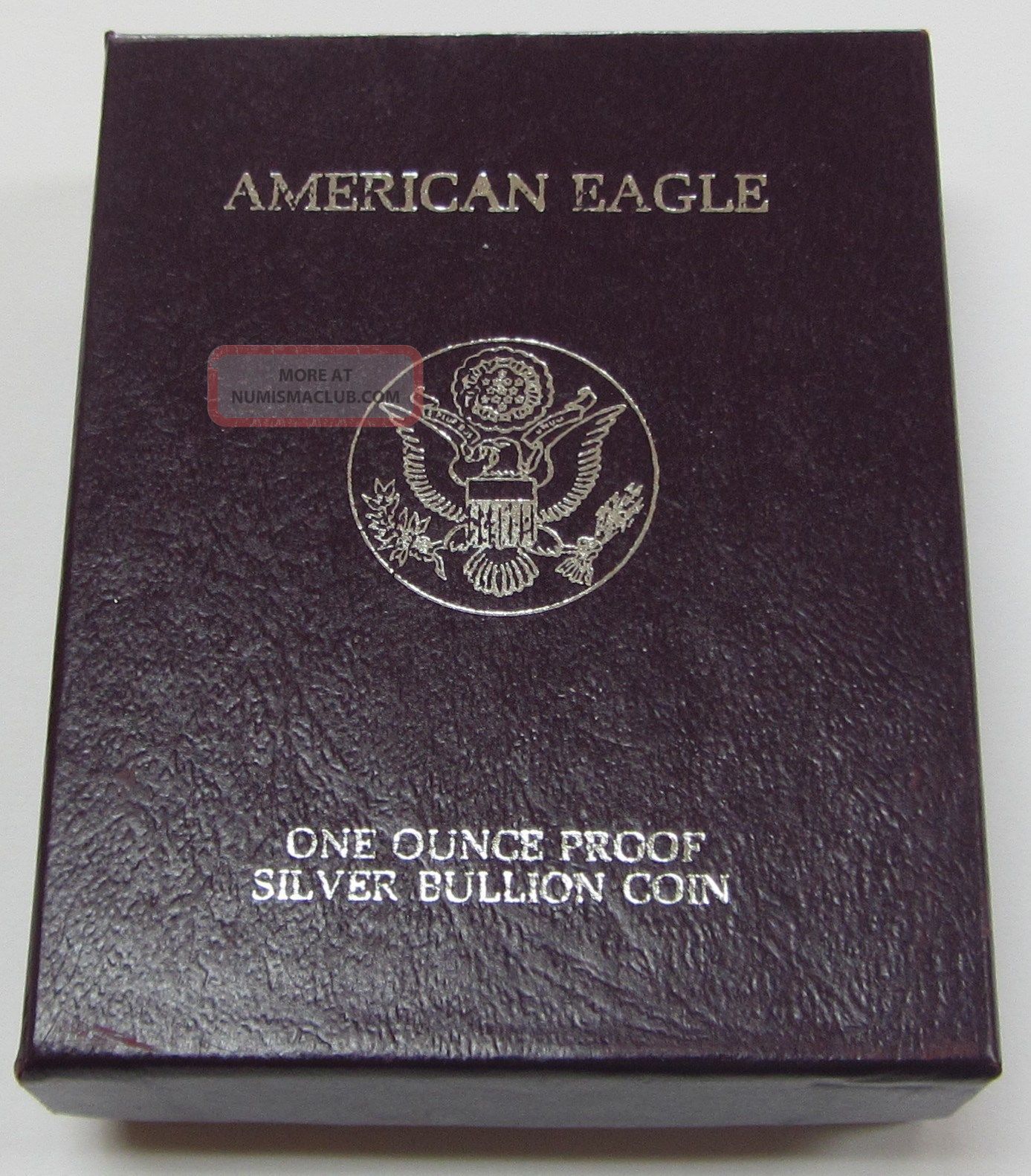 1986 Proof American Silver Eagle With & First Year Of Issue