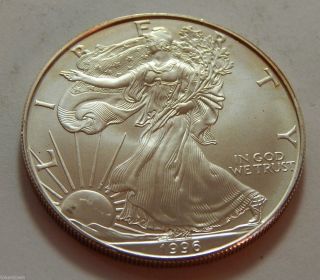 1996 American Silver Eagle Dollar Bullion Coin - Best Date photo