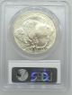 2001 D Pcgs Ms70 Buffalo Modern Commemorative Silver Bu Dollar - $1 - Rare Commemorative photo 1
