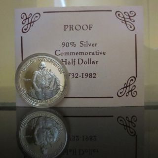 1982 - S George Washington Uncirculated Silver Proof Half Dollar,  Us photo