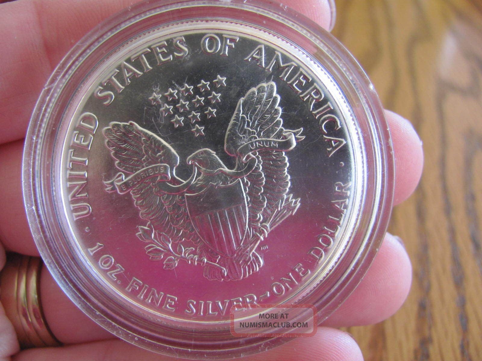1992 1 0z. Fine Silver U. S. Dollar, In Protective Case