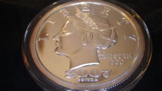 2006/7 Norfed Liberty $20 1oz Double Date And Arrest Hallmarked photo
