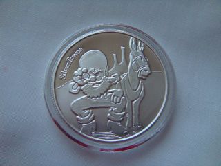 Poker Chip 1 Oz Silvertowne Silver Round Coin.  999 Fine. photo