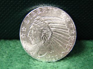 Gorgeous Indian Chief 1/10 Troy Ounce.  999 Fine Silver Round Silver Bullion photo