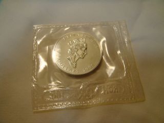 1991 1 Oz Canada Silver Maple Leaf Round Coin - Orig Plastic -.  9999 Fine Ag photo