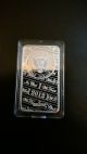 World Treasure 1 Troy Oz.  999 Silver Clad Bar In Protective Holder Silver photo 3