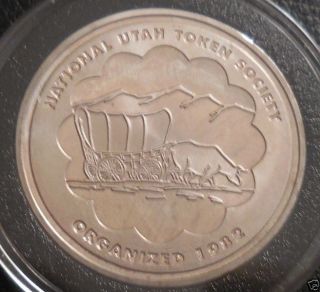 1994 1 Ounce Silver Utah - 1st Edition Token Society photo