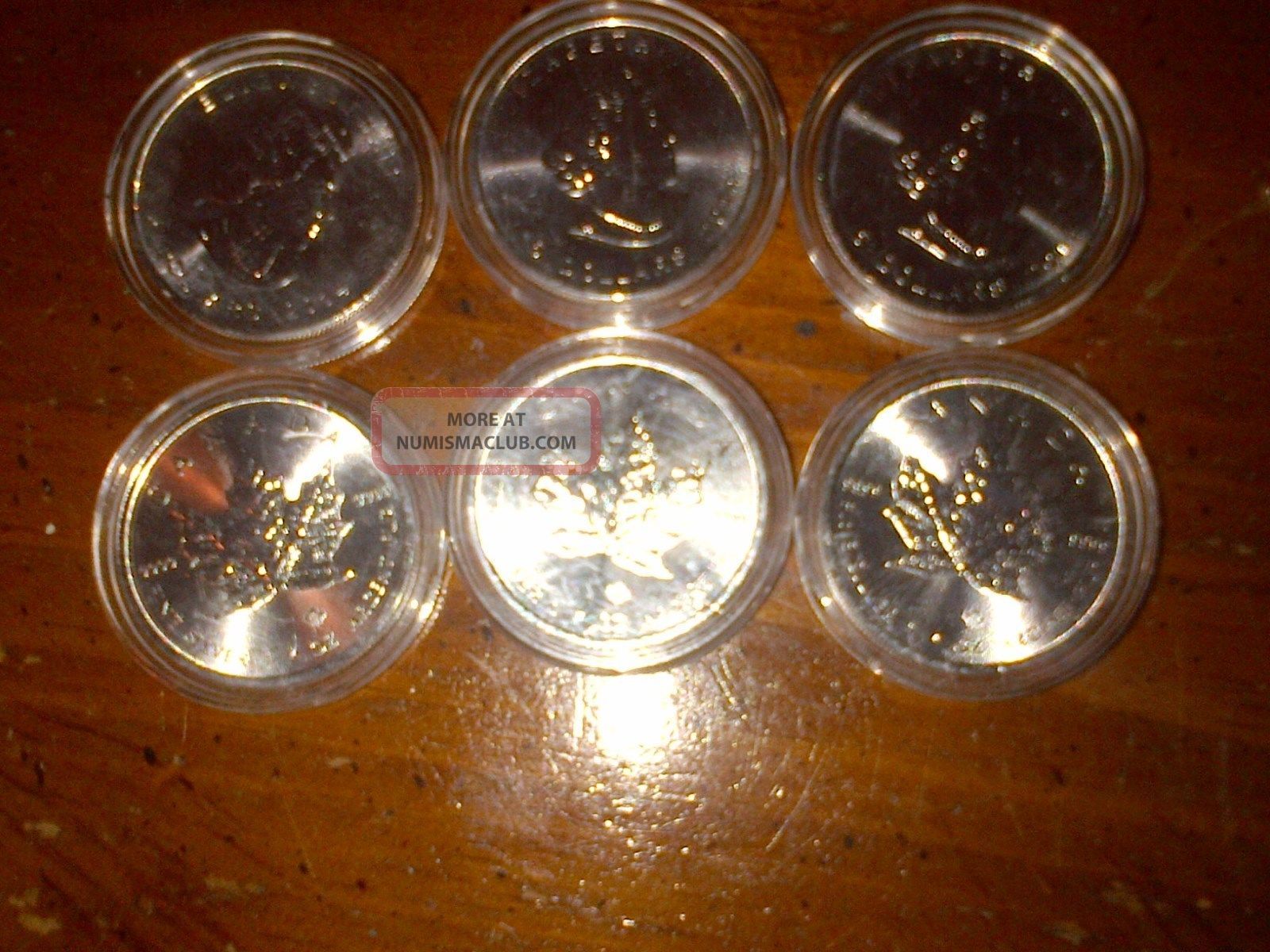 2014 canadian maple leaf silver round 999 pure