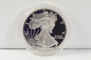 2004 - W $1 One Dollar Silver American Eagle 1 Oz Fine Silver Unc Proof Round 292 photo