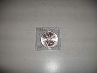1985 One Ounce Silver Mexican Libertade,  Brilliant Uncirculated Beauty photo