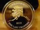 Alaska 2013 Alaska Map Medallion 999 Fine Silver 1 Troy Oz Gold Relief Silver photo 1