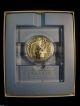 1978 United Nations - Sterling Silver Proof Peace Medal W/ Lucite Display & Box Silver photo 2