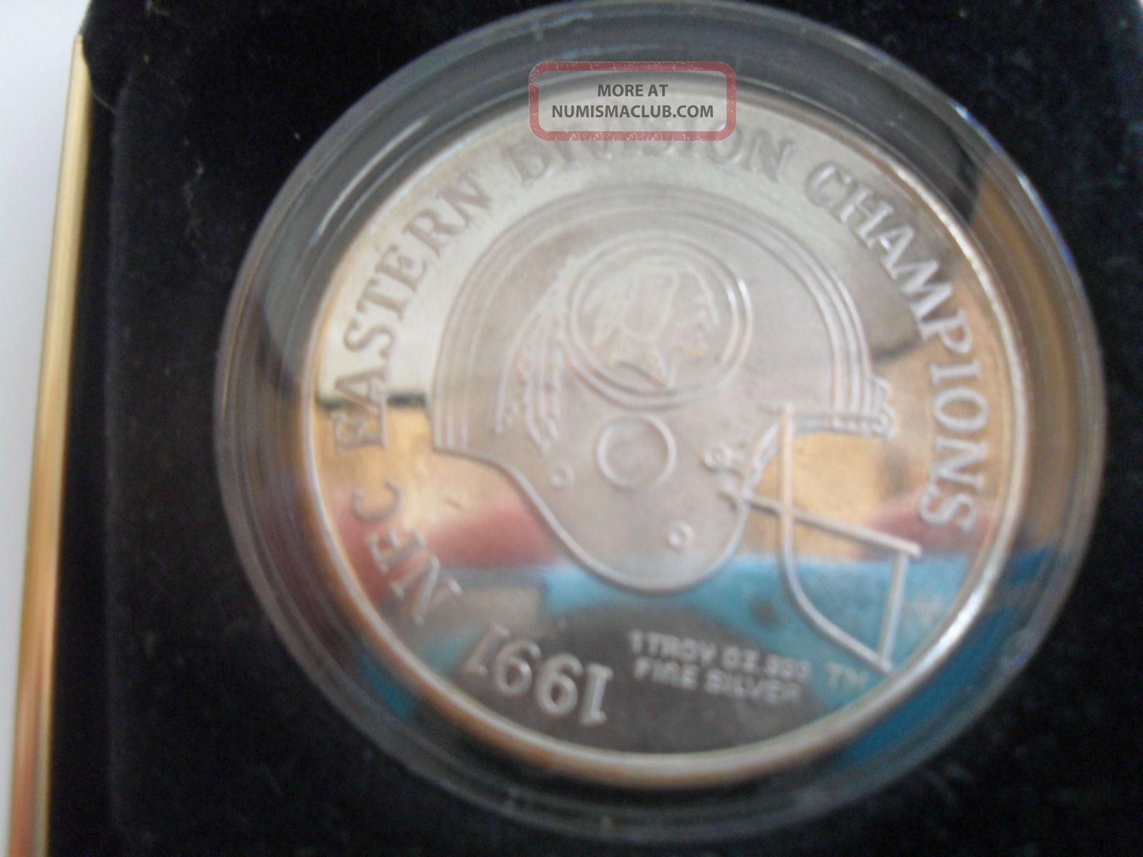 Washington Redskins 1991 Nfc Eastern Division Champions 1 Troy Oz ...
