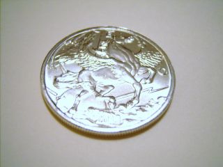 2013 Silver Pegasus 1 Troy Oz Bu Round.  999 Fine Silver / From Factory Tube photo