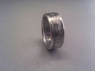 . 999 Fine Silver Ring,  Standing Liberty,  1/4 Oz Bullion,  Multiple Sizes photo