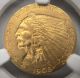 1908 United States $2.  5 Indian Head Gold Quarter Eagle Ngc Ms62 Gold (Pre-1933) photo 3