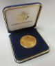 Us 2000 American Eagle Coin 1 Oz Fine Gold $50 Dollar Coin Uncirculated W Box Gold photo 2