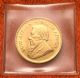 1987 1 Oz South African Gold Krugerrand Bullion Coin,  22 Kt Pure Gold Gold photo 2