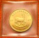 1987 1 Oz South African Gold Krugerrand Bullion Coin,  22 Kt Pure Gold Gold photo 3