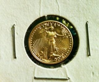 1995 American Eagle One - Tenth Oz $5 Gold Coin Uncirculated Ship/insurance photo