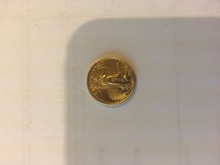 1999 1/10 Oz Gold American Eagle Coin photo