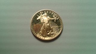 1988 Gold Walking Liberty $5 Coin 1/10 Oz,  Eagle,  Rare photo