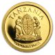 2013 Tanzania 1/2 Gram Gold Serengeti Wildlife Coin - Cheetah - Sku 79486 Gold photo 1