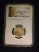 2009 $10 1/4oz Gold American Eagle Ngc Ms70 Ms 70 From Box Number 1 Gold photo 1