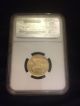 2009 $10 1/4oz Gold American Eagle Ngc Ms70 Ms 70 From Box Number 1 Gold photo 2