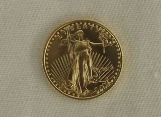 2014 1/10 Oz American Eagle Gold Coin photo