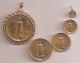 1/10 Oz Fine Gold Saint - Gaudens Double American Eagle $5 Coin 1986 Gold photo 4