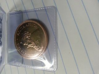 2014 1 Oz Gold South African Krugerrand Coin - Brilliant Uncirculated photo
