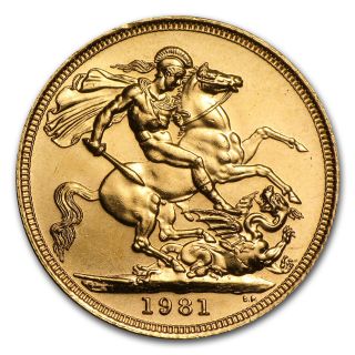 British Gold Sovereigns - Random Year - Brilliant Uncirculated - Sku 63981 photo
