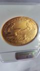 1987 $50 1 Ounce Gold Eagle Ngc - Ms69 Gold photo 2