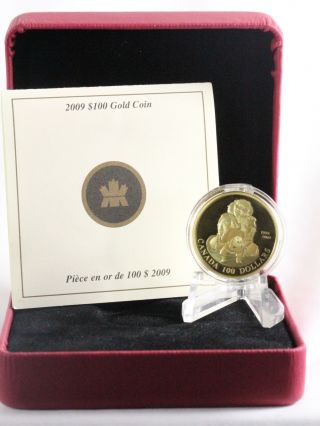 2009 10th Anniversary Of Nunavut 14k Gold Coin,  Very Rare, photo