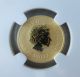 2004 Lunar Monkey,  Australia,  Ngc Ms 70,  $15,  1/10 Ounce,  Fine Gold Coin Gold photo 3